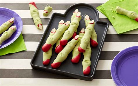 Spook your guests with spooky witch finger cookies made with the Wilton mold